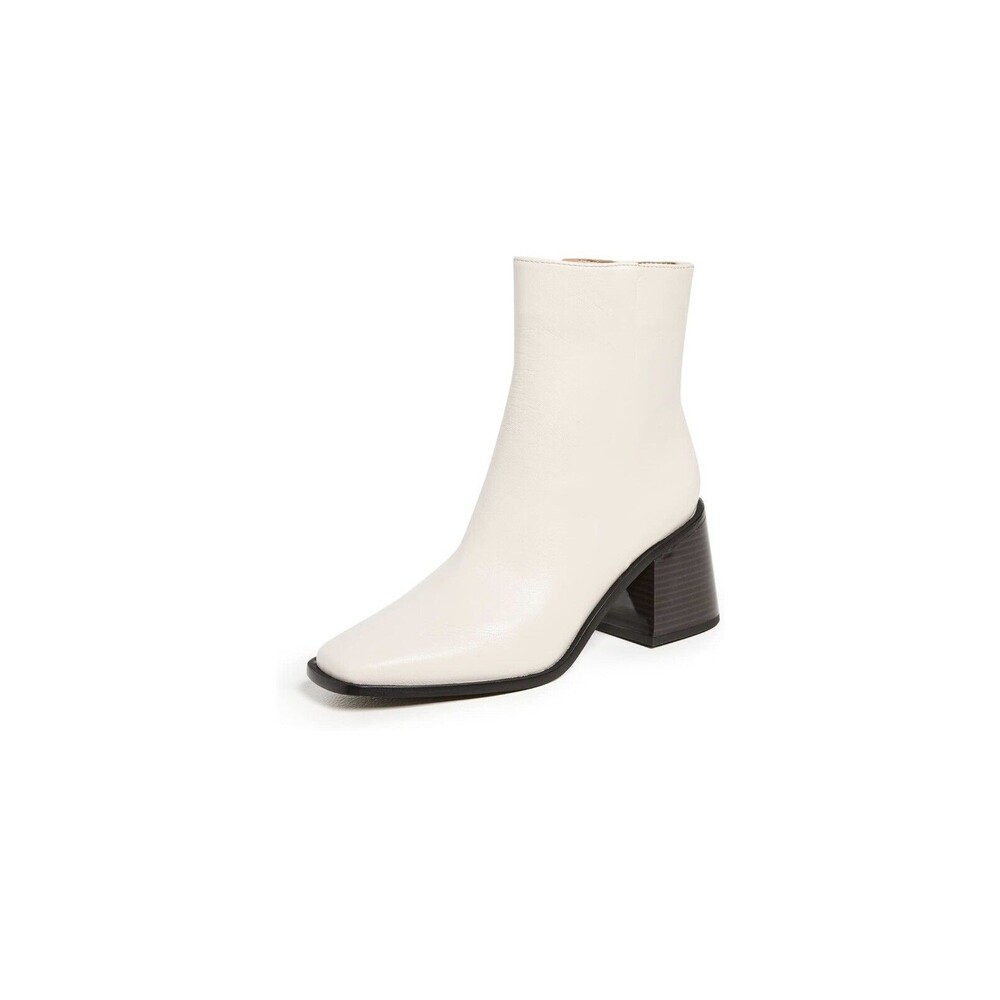 Sam Edelman Women's Winnie Booties Size 6.5M Ivory Leather